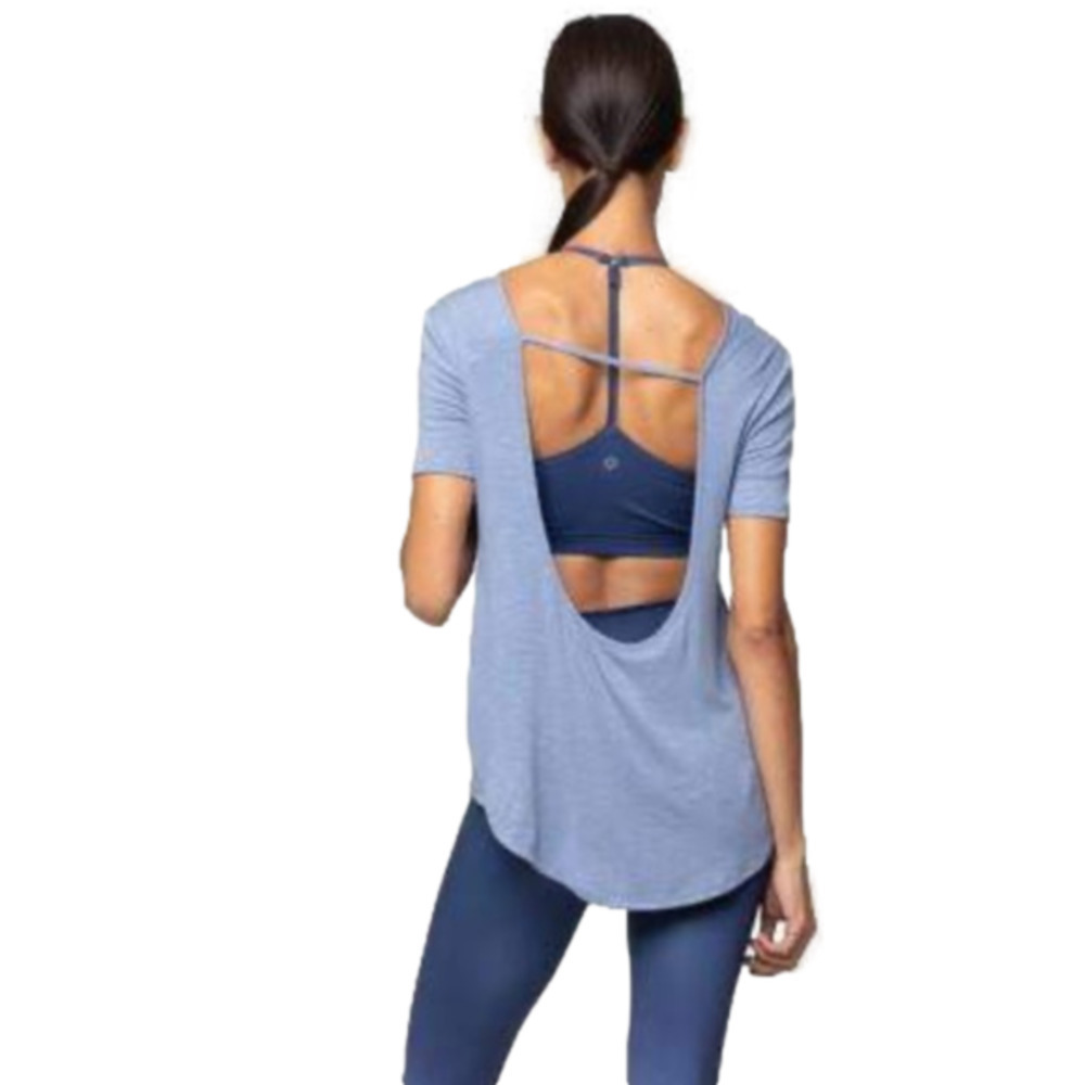 𝅺WHISPER Active Brandy Top in Vintage Denim sz S
